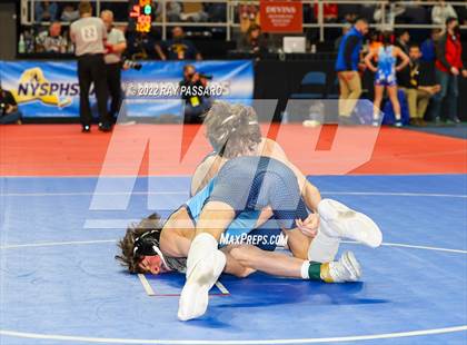 Thumbnail 2 in 2022 NYSPHSAA Wrestling Championships - Round 1 photogallery.
