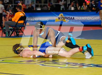 Thumbnail 1 in 2022 NYSPHSAA Wrestling Championships - Round 1 photogallery.