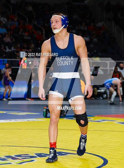 Thumbnail 3 in 2022 NYSPHSAA Wrestling Championships - Round 1 photogallery.