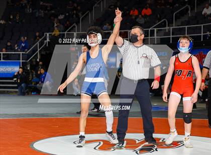 Thumbnail 3 in 2022 NYSPHSAA Wrestling Championships - Round 1 photogallery.