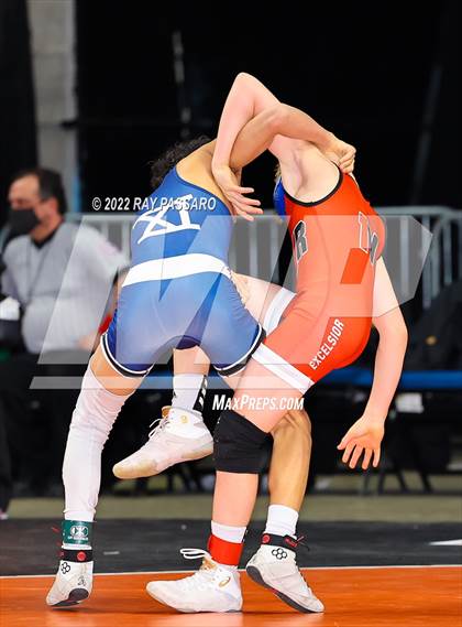 Thumbnail 3 in 2022 NYSPHSAA Wrestling Championships - Round 1 photogallery.