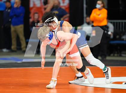 Thumbnail 2 in 2022 NYSPHSAA Wrestling Championships - Round 1 photogallery.