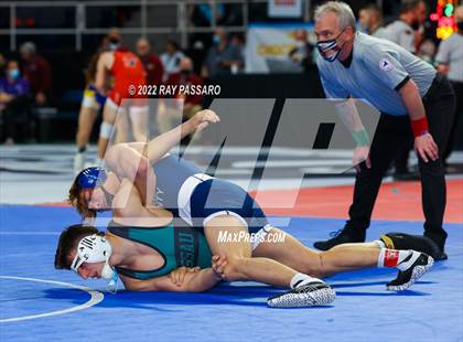 Thumbnail 3 in 2022 NYSPHSAA Wrestling Championships - Round 1 photogallery.