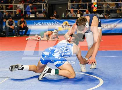 Thumbnail 3 in 2022 NYSPHSAA Wrestling Championships - Round 1 photogallery.