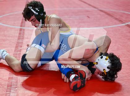 Thumbnail 3 in 2022 NYSPHSAA Wrestling Championships - Round 1 photogallery.