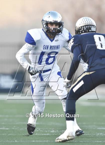 Thumbnail 1 in Central Catholic vs. San Marino (CIF State Small Schools Open Division Final) photogallery.