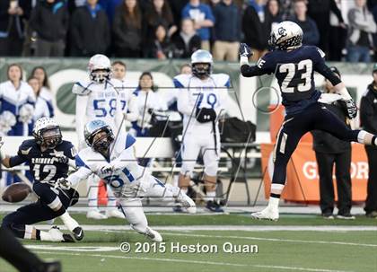 Thumbnail 2 in Central Catholic vs. San Marino (CIF State Small Schools Open Division Final) photogallery.