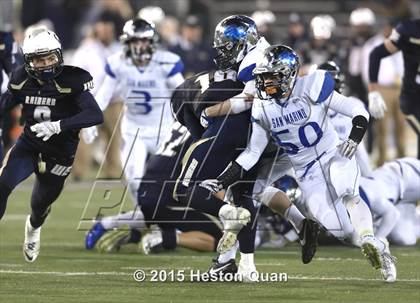 Thumbnail 2 in Central Catholic vs. San Marino (CIF State Small Schools Open Division Final) photogallery.