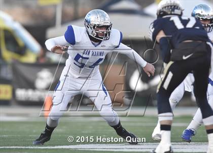 Thumbnail 1 in Central Catholic vs. San Marino (CIF State Small Schools Open Division Final) photogallery.