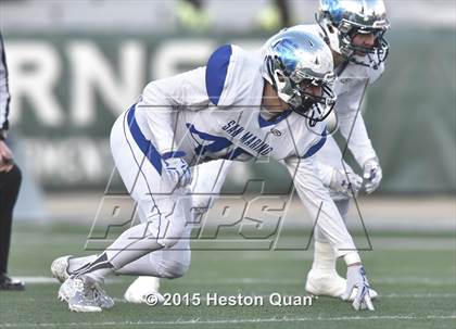 Thumbnail 3 in Central Catholic vs. San Marino (CIF State Small Schools Open Division Final) photogallery.