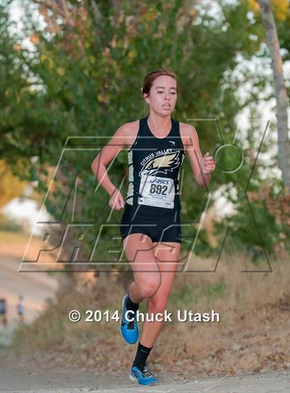 Thumbnail 3 in Clovis Invitational Division 2 5K Varsity Girls Race photogallery.