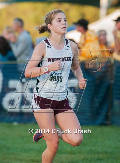 Thumbnail 3 in Clovis Invitational Division 2 5K Varsity Girls Race photogallery.