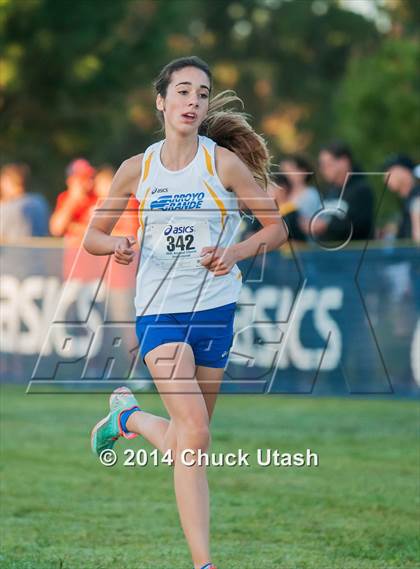 Thumbnail 3 in Clovis Invitational Division 2 5K Varsity Girls Race photogallery.