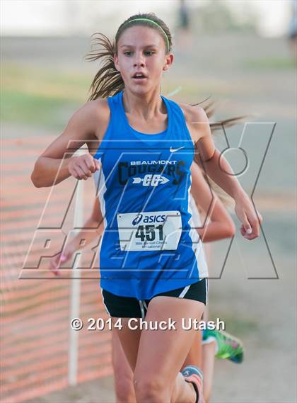 Thumbnail 2 in Clovis Invitational Division 2 5K Varsity Girls Race photogallery.