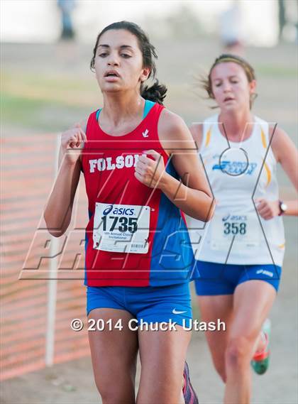 Thumbnail 2 in Clovis Invitational Division 2 5K Varsity Girls Race photogallery.