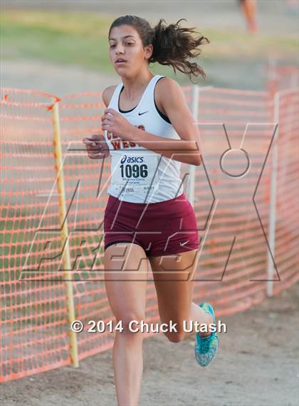 Thumbnail 3 in Clovis Invitational Division 2 5K Varsity Girls Race photogallery.