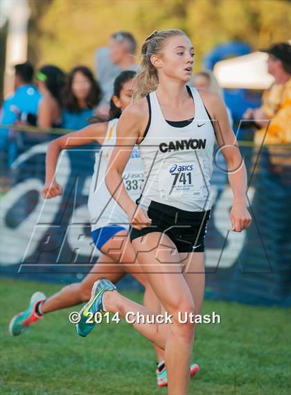 Thumbnail 3 in Clovis Invitational Division 2 5K Varsity Girls Race photogallery.