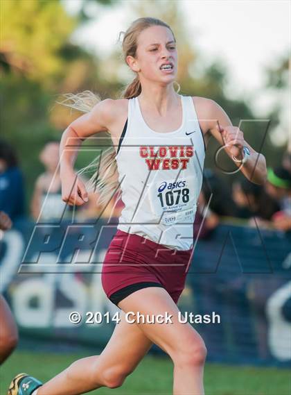 Thumbnail 3 in Clovis Invitational Division 2 5K Varsity Girls Race photogallery.