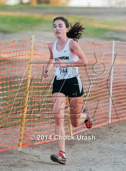 Thumbnail 1 in Clovis Invitational Division 2 5K Varsity Girls Race photogallery.
