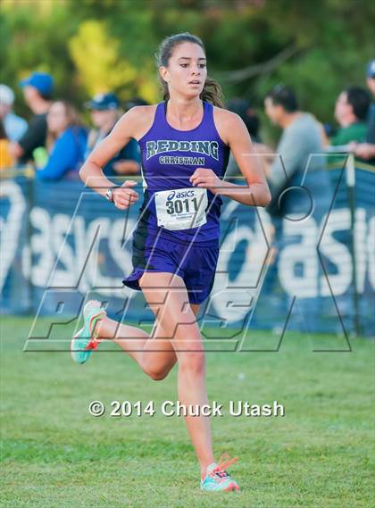Thumbnail 3 in Clovis Invitational Division 2 5K Varsity Girls Race photogallery.