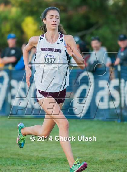 Thumbnail 1 in Clovis Invitational Division 2 5K Varsity Girls Race photogallery.