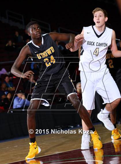 Thumbnail 3 in Rock Canyon vs. Bishop O'Dowd (Tarkanian Classic) photogallery.