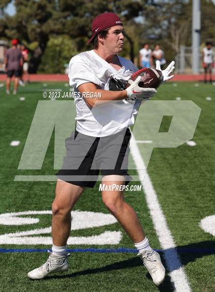 Thumbnail 1 in Burlingame @ Hillsdale (7v7 scrimmage) photogallery.
