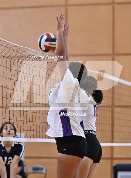 Thumbnail 3 in Brackenridge VS Providence Catholic (Boerne Volleyball Tournament) photogallery.