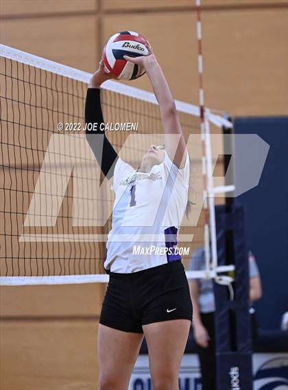 Thumbnail 1 in Brackenridge VS Providence Catholic (Boerne Volleyball Tournament) photogallery.
