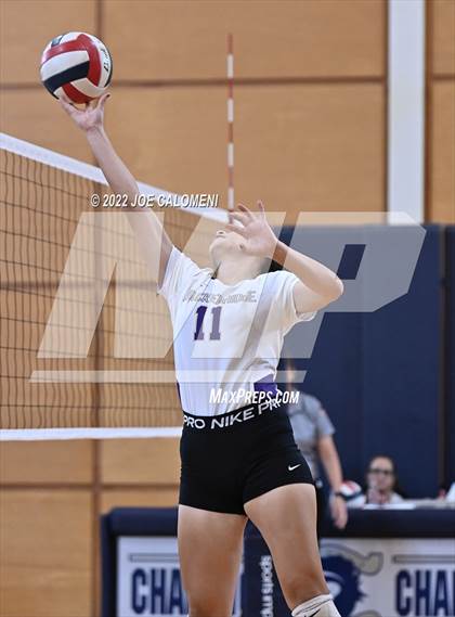 Thumbnail 3 in Brackenridge VS Providence Catholic (Boerne Volleyball Tournament) photogallery.