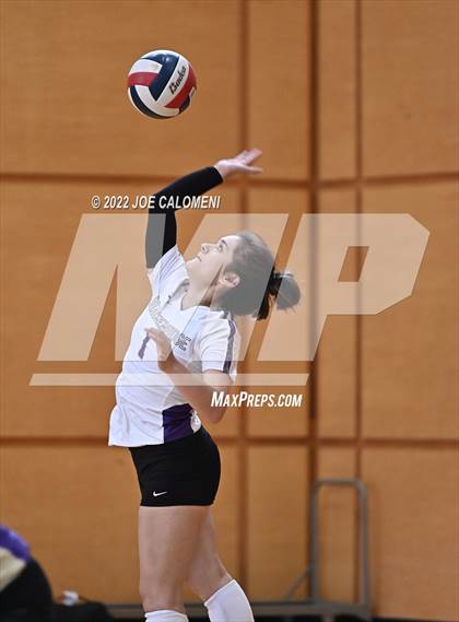 Thumbnail 1 in Brackenridge VS Providence Catholic (Boerne Volleyball Tournament) photogallery.