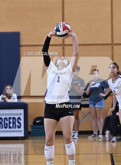 Thumbnail 1 in Brackenridge VS Providence Catholic (Boerne Volleyball Tournament) photogallery.
