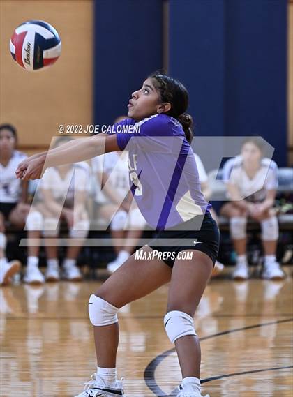 Thumbnail 1 in Brackenridge VS Providence Catholic (Boerne Volleyball Tournament) photogallery.