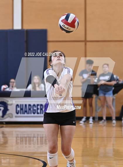 Thumbnail 2 in Brackenridge VS Providence Catholic (Boerne Volleyball Tournament) photogallery.