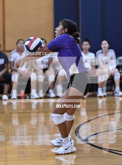 Thumbnail 1 in Brackenridge VS Providence Catholic (Boerne Volleyball Tournament) photogallery.