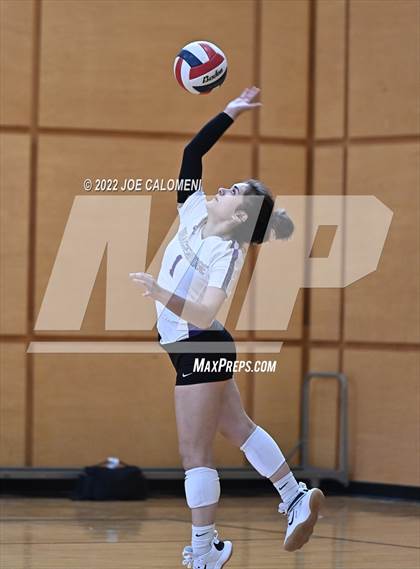 Thumbnail 1 in Brackenridge VS Providence Catholic (Boerne Volleyball Tournament) photogallery.