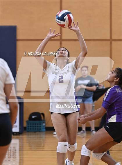 Thumbnail 2 in Brackenridge VS Providence Catholic (Boerne Volleyball Tournament) photogallery.
