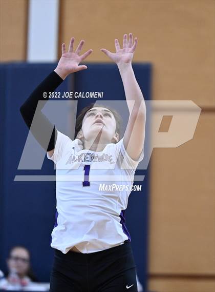 Thumbnail 1 in Brackenridge VS Providence Catholic (Boerne Volleyball Tournament) photogallery.
