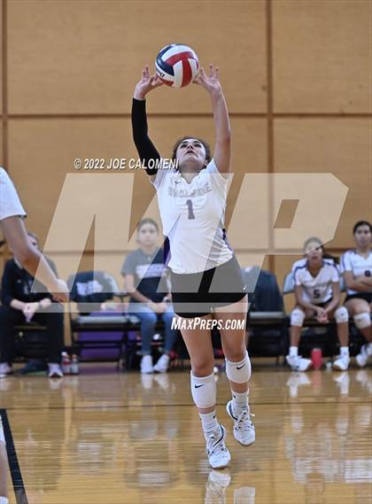 Thumbnail 3 in Brackenridge VS Providence Catholic (Boerne Volleyball Tournament) photogallery.