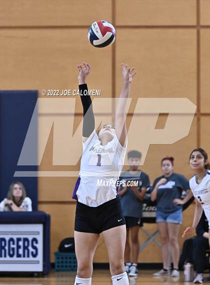 Thumbnail 2 in Brackenridge VS Providence Catholic (Boerne Volleyball Tournament) photogallery.