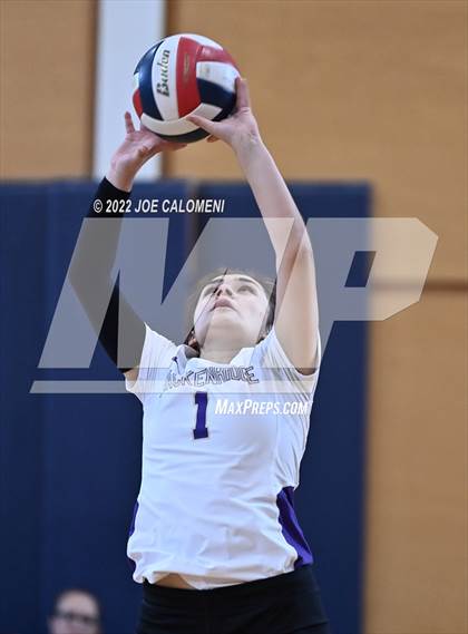 Thumbnail 2 in Brackenridge VS Providence Catholic (Boerne Volleyball Tournament) photogallery.