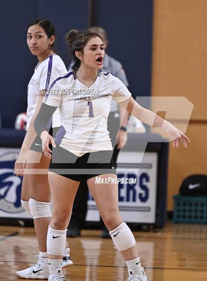 Thumbnail 2 in Brackenridge VS Providence Catholic (Boerne Volleyball Tournament) photogallery.