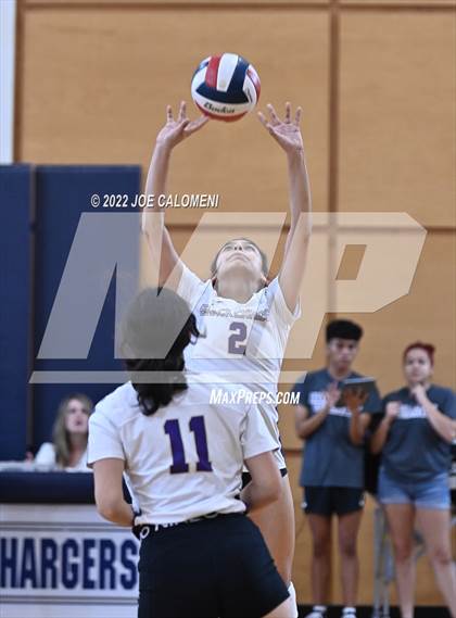 Thumbnail 3 in Brackenridge VS Providence Catholic (Boerne Volleyball Tournament) photogallery.