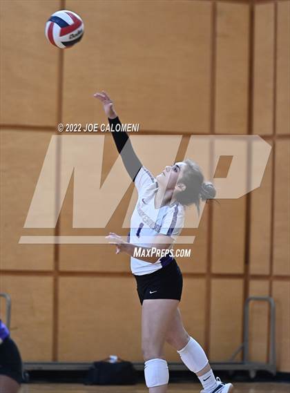 Thumbnail 2 in Brackenridge VS Providence Catholic (Boerne Volleyball Tournament) photogallery.