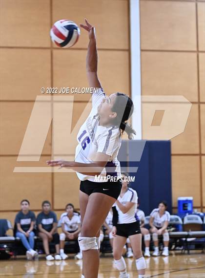 Thumbnail 2 in Brackenridge VS Providence Catholic (Boerne Volleyball Tournament) photogallery.