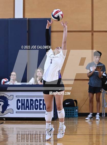 Thumbnail 1 in Brackenridge VS Providence Catholic (Boerne Volleyball Tournament) photogallery.