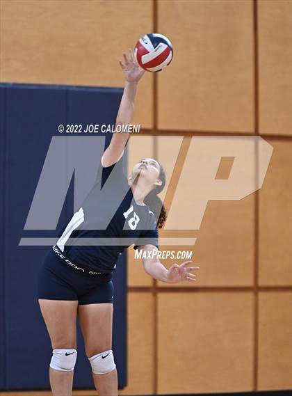 Thumbnail 3 in Brackenridge VS Providence Catholic (Boerne Volleyball Tournament) photogallery.