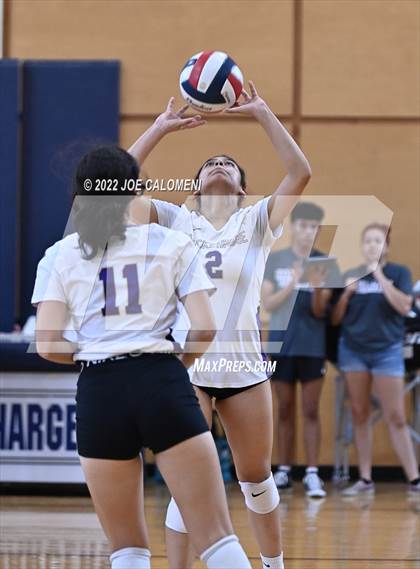 Thumbnail 2 in Brackenridge VS Providence Catholic (Boerne Volleyball Tournament) photogallery.