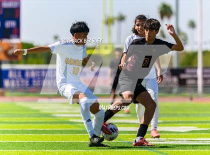 Thumbnail 1 in Salpointe Catholic vs Saguaro (AIA 4A Final) photogallery.