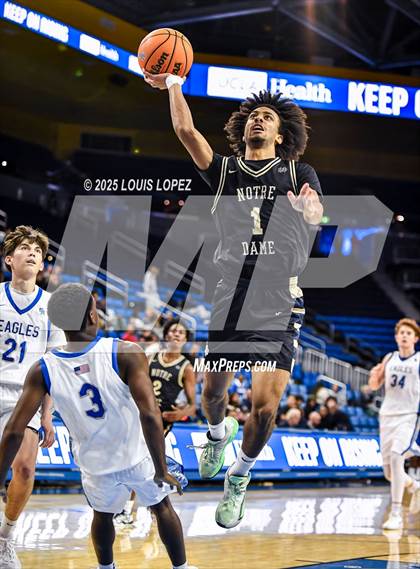 Thumbnail 3 in Notre Dame (SO) vs. Santa Margarita photogallery.